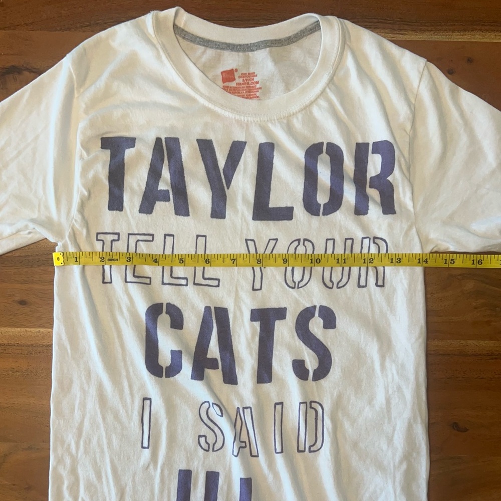 Taylor Swift Themed Handmade Fitted T-Shirt Made for The Eras Tour Concert - Picture 8 of 9